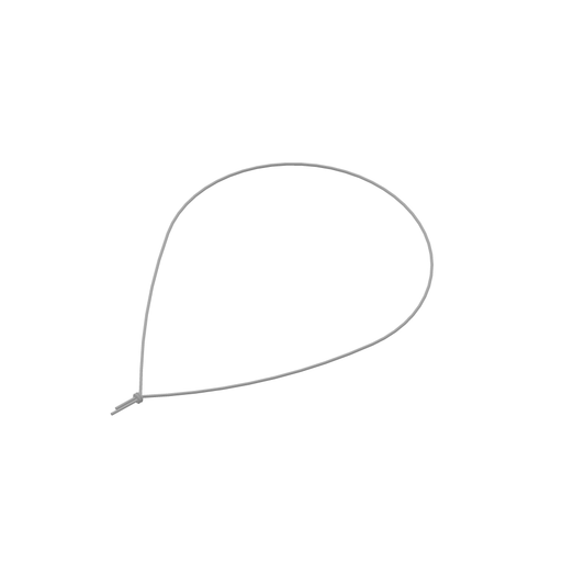 Treasury Tag - Straight Link (to form loop) 200mm White